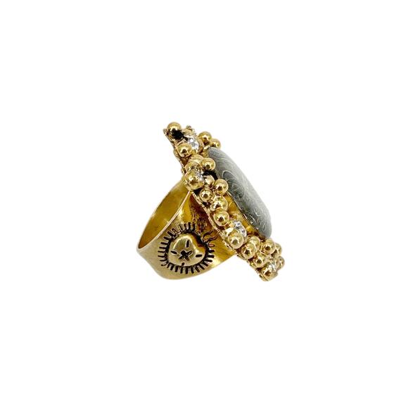 VIRGINS SAINTS & ANGELS VSA Cloister San Benito Ring Gold Size 6 - Picture 5 of 8
